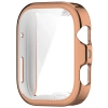 Etui z osłoną ekranu Bizon Case Watch Felipe do Huawei Watch Fit 4 Pro, różowozłote