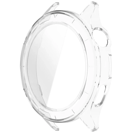 Etui ze szkłem do zegarka Bizon Case+Glass Watch do Xiaomi Watch S4, przezroczyste