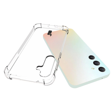 Etui + 2x szkło Bizon Case Clear Pack do Galaxy S23 FE, przezroczyste