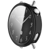 Etui z osłoną ekranu Bizon Case Watch Felipe do Xiaomi Watch S4 41 mm, czarne