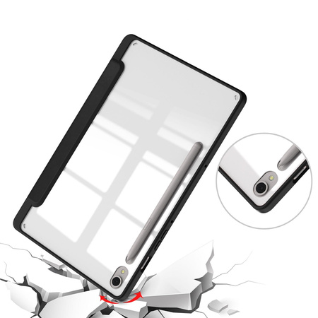 Etui Bizon Case Tab Clear Matt do Galaxy Tab S9, czarne