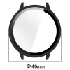 Etui ze szkłem do zegarka Bizon Case+Glass Watch do OnePlus Watch 3 43 mm, czarne