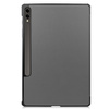 Etui Bizon Case Tab Croc do Galaxy Tab S10 Plus / S9 Plus, szare