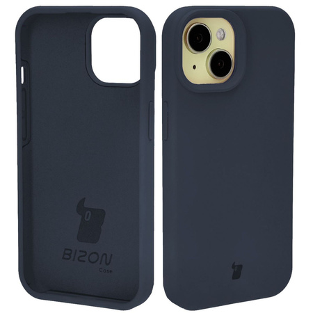 Etui silikonowe Bizon Soft Case do iPhone 15, ciemnoniebieskie