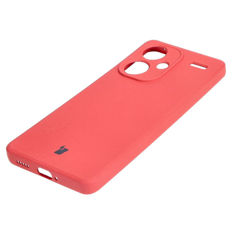 Etui Bizon Case Silicone Sq do Xiaomi Redmi Note 13 Pro+ 5G, brudny róż