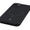 Silikonowe etui z pierścieniem magnetycznym Bizon Soft Case Magnetic do iPhone 15 Plus/14 Plus, czarne