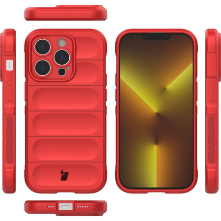 Pancerne etui Bizon Case Tur do iPhone 14 Pro, czerwone