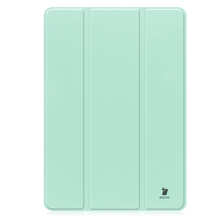 Etui Bizon Case Tab Lizard do Galaxy Tab S10 Plus / S9 Plus, miętowe