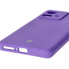 Silikonowe etui Bizon Soft Case do Motorola Edge 40 Neo, głęboki fiolet