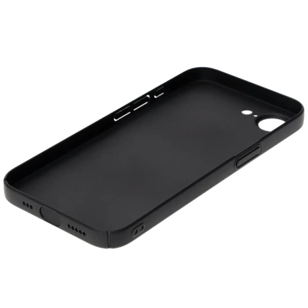 Etui Bizon Case Łupka do iPhone 16e, czarne