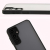 Etui Bizon Case Angelo do Galaxy A16 4G/5G, półprzezroczyste z czarną ramką