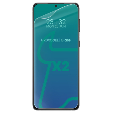 Folia hydrożelowa na ekran Bizon Glass Hydrogel Front Duo do Galaxy S21 Plus, 2 sztuki
