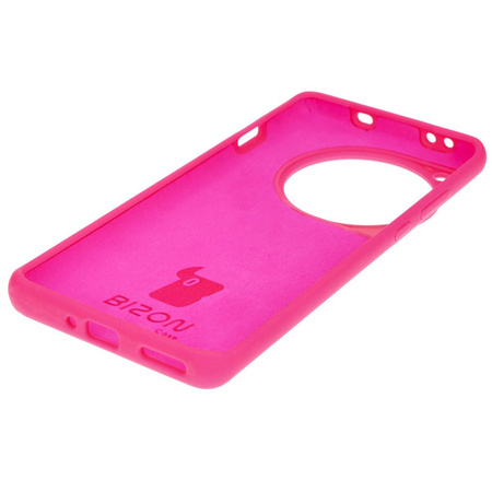 Silikonowe etui Bizon Soft Case do OnePlus 12, neonowo-różowe