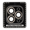 Szkło na aparat z aplikatorem Bizon Glass Snap Lens do iPhone 12 Pro/11Pro/11 Pro Max, 1 zestaw, złota ramka