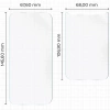 Folia hydrożelowa na tył i przód Bizon Glass Hydrogel Pack do iPhone 17 Pro