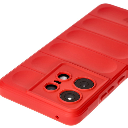 Pancerne etui Bizon Case Tur do Motorola Edge 50 Pro, czerwone