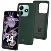 Silikonowe etui Bizon Soft Case do Xiaomi Redmi Note 14 5G, ciemnozielone