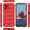 Pancerne etui Bizon Case Tur do Xiaomi Poco M5s / Xiaomi Redmi Note 10 / 10s, czerwone
