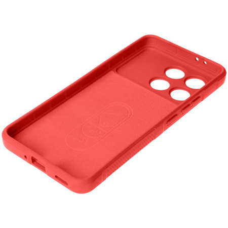 Pancerne etui Bizon Case Tur do Xiaomi Poco F6 Pro, czerwone