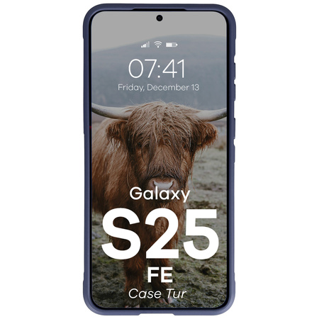 Pancerne etui Bizon Case Tur do Galaxy S25 FE, granatowe