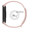 Pasek Bizon Strap Watch Dots do Xiaomi Mi Smart Band 8, jasnoróżowy