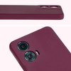 Silikonowe etui Bizon Soft Case do Motorola Moto G24 / G24 Power, ciemnofioletowe