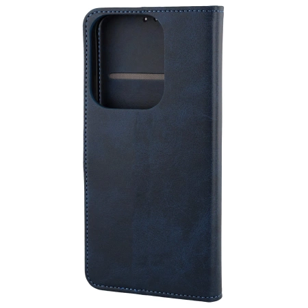 Etui z klapką Bizon Case Pocket do Xiaomi Redmi 15C 4G/5G / Poco C85, granatowe