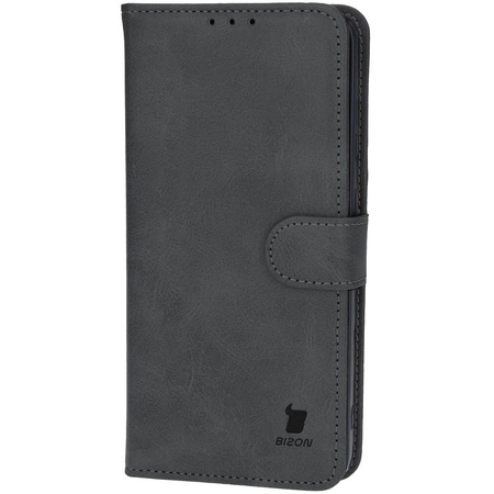 Etui z klapką Bizon Case Pocket do Galaxy S24 FE, czarne