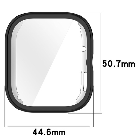 Etui z osłoną ekranu Bizon Case Watch Felipe do Xiaomi Redmi Watch 5, czarne