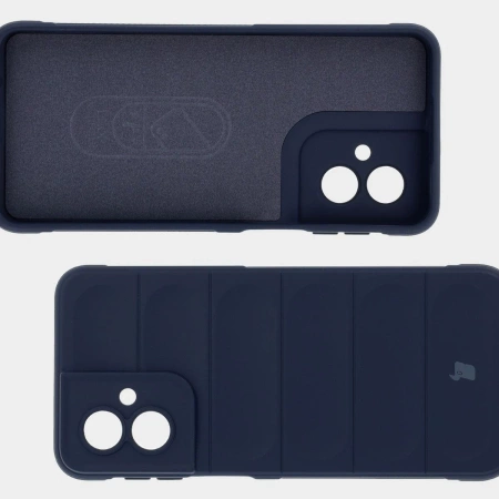 Pancerne etui Bizon Case Tur do Motorola Moto G55 5G, granatowe