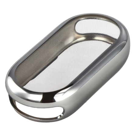 Etui z osłoną ekranu Bizon Case Watch Felipe do Xiaomi Smart Band 10, srebrne