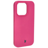 Etui silikonowe do iPhone 15 Pro Bizon Soft Case, fuksja