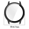 Etui ze szkłem do zegarka Bizon Case+Glass Watch do Garmin Vivoactive 6, czarne matowe
