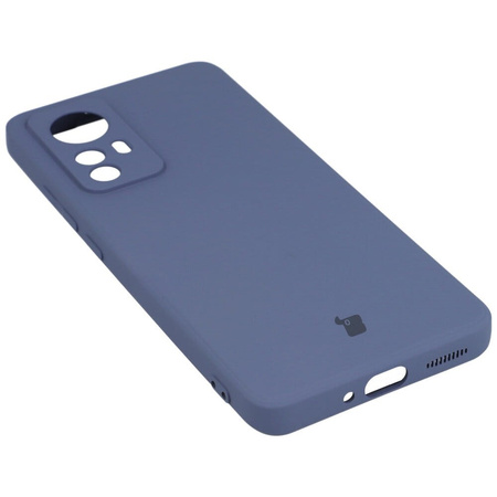 Etui Bizon Case Silicone do Xiaomi 12 / 12x, szare