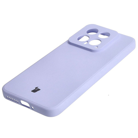 Etui Bizon Case Silicone Sq do Xiaomi 14, jasnofioletowe