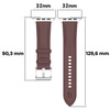 Skórzany pasek Bizon Strap Watch Casual do Apple Watch 38/40/41/42 mm, ciemnobrązowy
