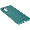 Silikonowe etui z pierścieniem magnetycznym Bizon Case Silicone Magnetic Sq do Galaxy A56 5G, ciemnozielone