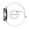 Pasek Bizon Strap Watch Silicone do Galaxy Watch 20 mm, biały