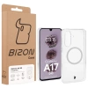 Etui z pierścieniem magnetycznym Bizon Case CrystalO do Galaxy A17 5G, przezroczyste