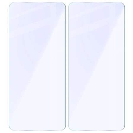 Elastyczne szkło hybrydowe Bizon Glass Mule Duo do Honor X7d, 2 sztuki