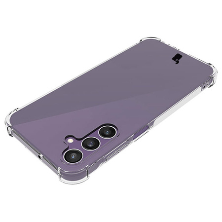 Etui + 2x szkło + obiektyw Bizon Case Clear Pack do Galaxy A25 5G, przezroczyste