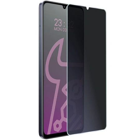 Prywatyzujące szkło hybrydowe Bizon Glass Mule Shadow do Realme Note 60, matowe