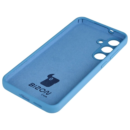 Silikonowe etui Bizon Soft Case do Galaxy S25 FE, niebieskie