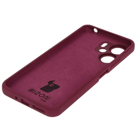 Silikonowe etui Bizon Soft Case do Xiaomi Redmi 13C 4G / Xiaomi Redmi 13C 5G / Xiaomi Poco C65, ciemnofioletowe