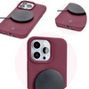 Silikonowe etui Bizon Soft Case do iPhone 16 Pro Max, ciemnofioletowe