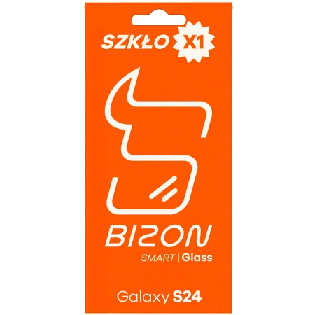 Szkło ochronne 2.5D Bizon Smart Glass do Galaxy S24, 1 sztuka