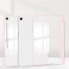 Etui z klapką Bizon Case Tab Clear Matt do Galaxy Tab S10 FE Plus, różowe