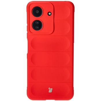 Pancerne etui Bizon Case Tur do Xiaomi Redmi 13C / Xiaomi Pocophone C65, czerwone
