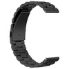 Pasek ze stali nierdzewnej do smartwatcha, Bizon Strap Watch Aura, Quick Release 22 mm, czarny
