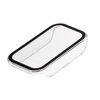 Etui Bizon Case+Glass Set do Xiaomi Redmi Smart Band 2 / Xiaomi Mi Band 8 Active, przezroczyste